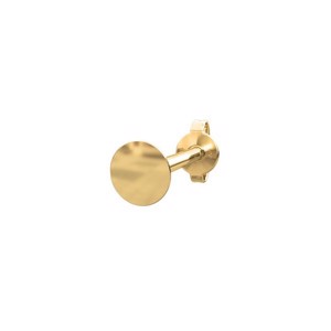 Piercing smykke - PIERCE52 ørestik plade 14kt. guld